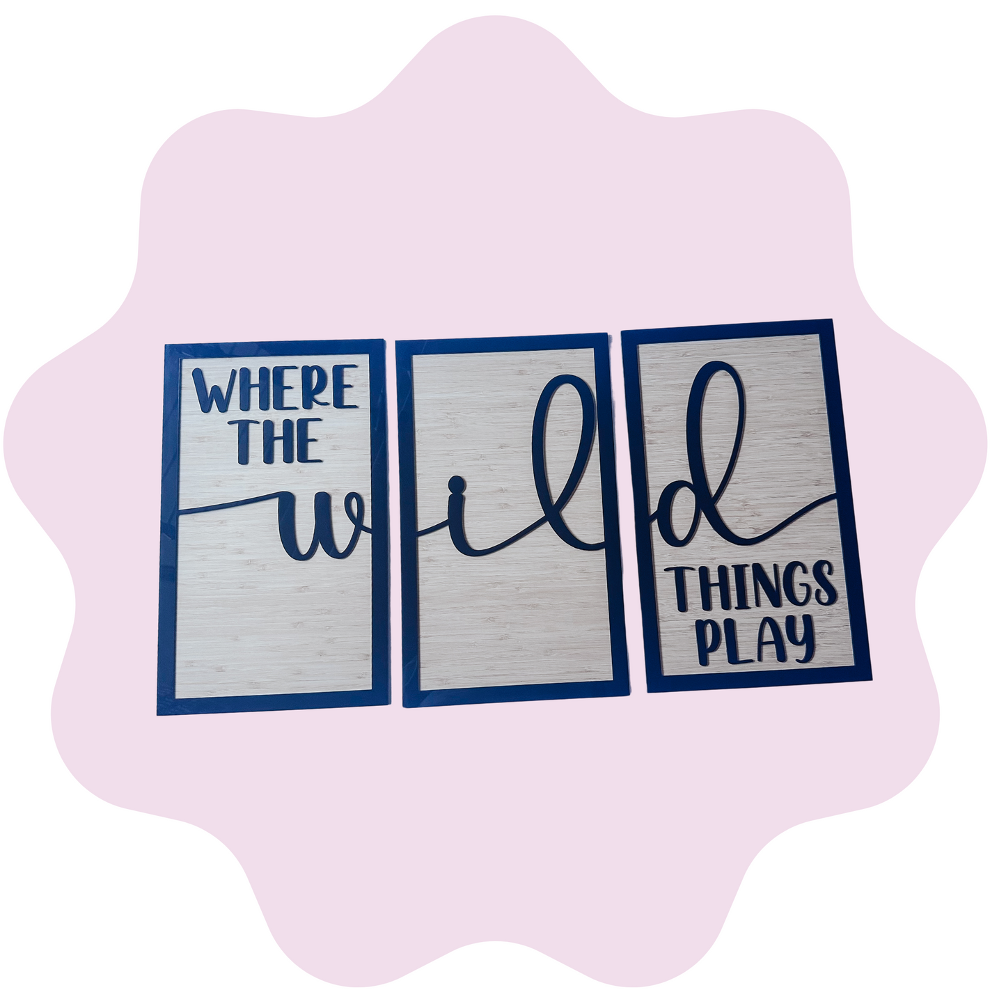 Where The Wild Things Play wall plaques