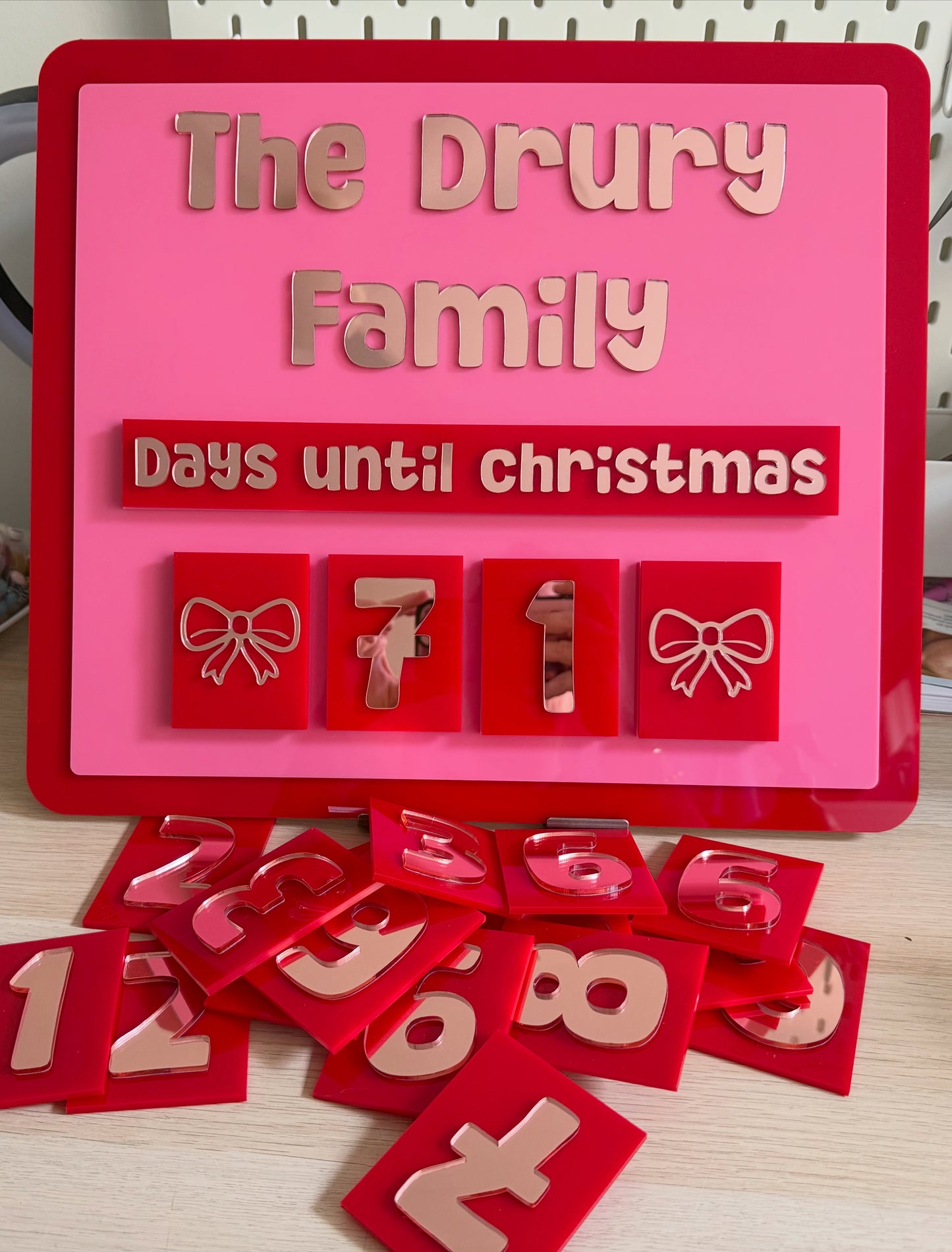 Christmas Countdown board