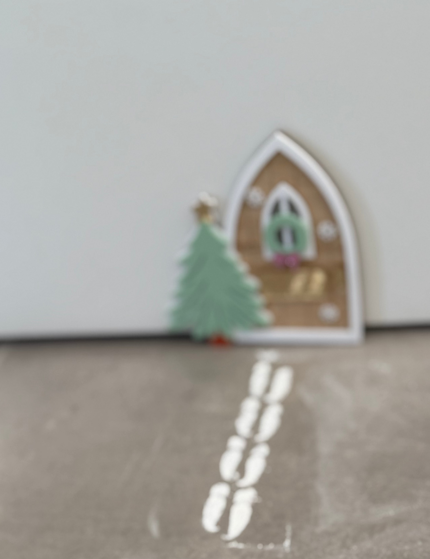 foot print set (Santa , Reindeer and El)