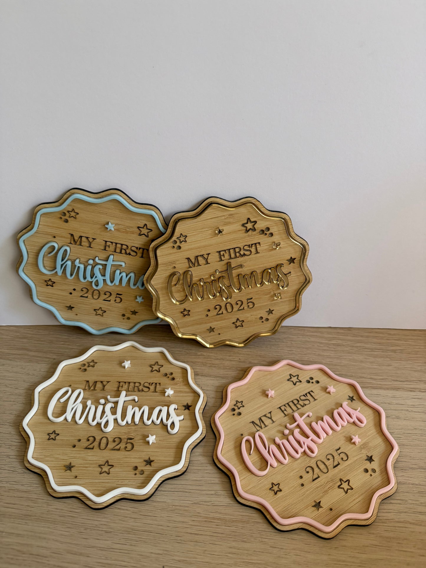 My first Christmas plaque